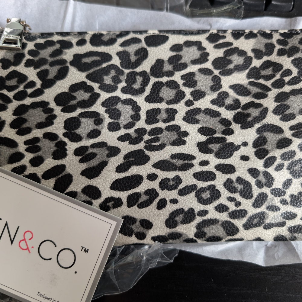 Leopard Print Clutch